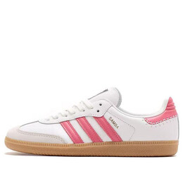 Кроссовки самба ог Adidas, белый ji2013 | white/rose tone/collegiate green