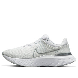 Кроссовки react infinity run flyknit 3 Nike, белый dd3024-101 | white/gray