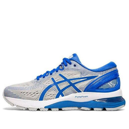 Кроссовки гелевые нимбус 21 облегченный показ Asics, серый 1012a189-020 | mid grey/illusion blue