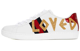 Кроссовки Gucci Ace Embroidered Love Women's 505328 dope0 9095
