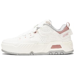 Кроссовки Anta Life Collection Skateboarding Shoes Women's Low-top Ivory White / Wood House Red, красный 122438004u-1 | ivory white / wood house red