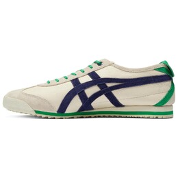 Кроссовки Onitsuka Tiger MEXICO 66 Lifestyle Shoes Unisex Low-top Beige Green-blue, голубой 1183c015-203 | beige green-blue