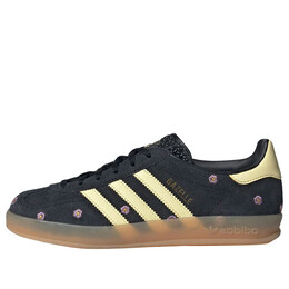 Кроссовки газель для помещений Adidas, черный if4490 | core black/almost yellow/silver dawn