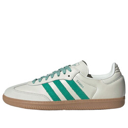 Кроссовки самба ог Adidas, белый ji3906 | off white/court green/hazy green