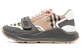 Кроссовки женские Burberry Ramsey Archive Checkerboard, бежевый 8056927