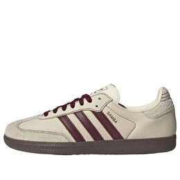 Кроссовки самба ог Adidas, белый ig1987 | wonder white/maroon/putty grey