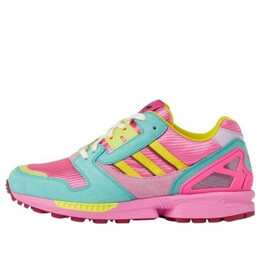 Кроссовки оригинал x gucci zx 8000 Adidas, розовый 722212-aaa9e-3942 | pink/aqua/yellow