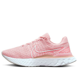Кроссовки react infinity run flyknit 3 Nike, розовый dd3024-600 | pink/white