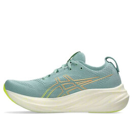 Кроссовки гелевые нимбус 26 кроссовки Asics, зеленый 1012b601-301 | green/white/orange