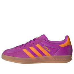 Кроссовки газель для помещений Adidas, фиолетовый ih0277 | purple burst/eqt orange/gum