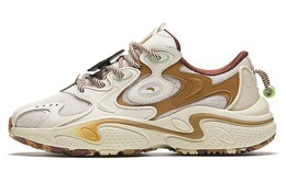 Кроссовки Pop Mart X Anta Stars Chunky Sneakers Women's Low-top Grey Brown Yellow, желтый 922428838-7 | grey brown yellow