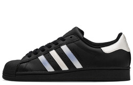 Кроссовки Adidas Superstar Skateboarding Shoes Unisex Low-top Black/silver, черный/серебряный eg4957(teama-液态银蓝) | black/silver