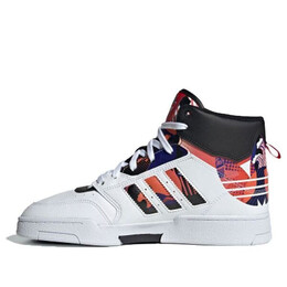 Кроссовки drop step xl Adidas, белый q47202 | white/black/red/purple