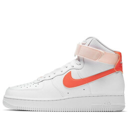 Кроссовки air force 1 высокие Nike, белый 334031-118 | white/orange