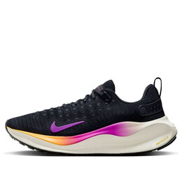 Кроссовки Reactx Infinity Run 4 Nike, черный dr2670-011 | black/anthracite/coconut milk/hyper violet