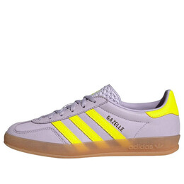 Кроссовки газель для помещений Adidas, серебряный ih5492 | silver dawn/solar yellow/gum