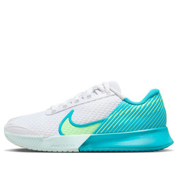 Кроссовки Court Air Zoom Vapor Pro 2 Nike, белый dr6192-103 | white/teal nebula/lime blast