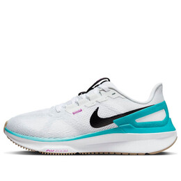 Кроссовки Air Zoom Structure 25 Nike, белый dj7884-103 | white/pure platinum/dusty cactus/black