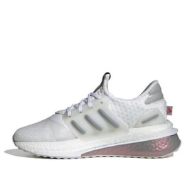 Кроссовки x_plrboost shoes Adidas, белый id9590 | cloud white / grey four / better scarlet