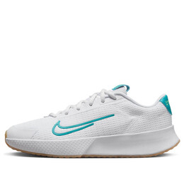 Кроссовки Court Air Zoom Vapor 11 Nike, белый dv2019-103 | white/lime blast/gum light brown/teal nebula
