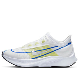 Кроссовки зум флай 3 Nike, белый at8241-104 | white/blue/yellow