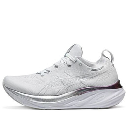 Кроссовки гель нимбус 26 платина Asics, белый 1012b720-100 | real white/pure silver