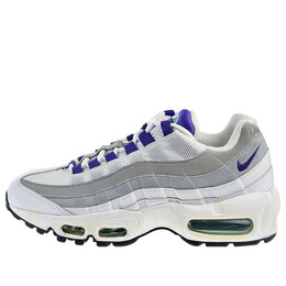 Кроссовки air max 95 Nike, белый 307960-101 | white/crt prpl-emrld grn-wlf g