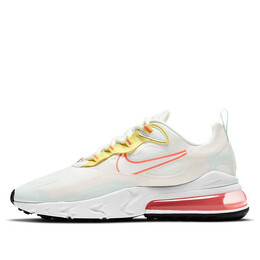 Кроссовки air max 270 react Nike, белый cv8818-102 | pale ivory/summit white/barely green/lt zitron/brt mango/black
