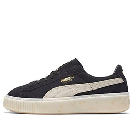 Кроссовки suede platform black/white/gold board shoes Puma, черный 365621-03 | blackwhitegold