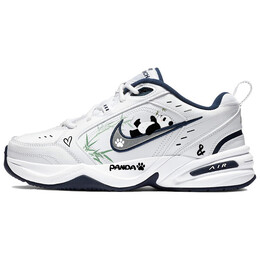 Кроссовки Nike Air Monarch 4 Chunky Sneakers Unisex Low-top Blue/white, синий/белый 415445-102(team56-熊猫2) | blue/white