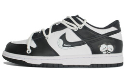 Кроссовки Nike Dunk Skateboard Shoes Women's Low-Top White Black cw1590-100(team10-亲亲熊猫1) | black