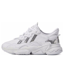 Кроссовки оригиналы ozweego Adidas, белый g55655 | white/dark gray