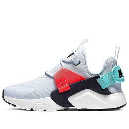 Кроссовки air huarache city low Nike, серый ah6804-015 | gray/light green/dark red/black