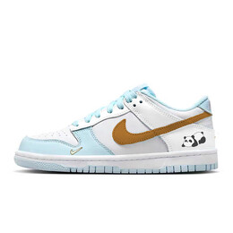 Кроссовки Nike Dunk Skateboard Shoes Women's Low-Top Blue White fb9109-105(team366-趴趴熊猫) | blue