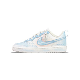Кроссовки Nike Court Borough Skateboarding Shoes Women's Low-top Blue/White, голубой bq5448-100(teameight-女款冰蓝) | light blue