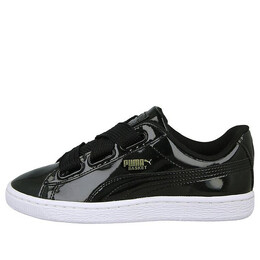 Кроссовки basket heart patent 'black' Puma, черный 363073-01 | black
