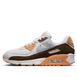 Кроссовки air max 90 коричневые Nike, белый dz5379-100 | white/summit white/orange trance/pure platinum
