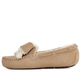 Кроссовки дакота меховой бант Ugg, желтый 1138373-san | sand
