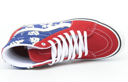 Кроссовки Vans SK8 Skateboard Shoes Unisex High-Top Blue Red vn0a45jd2ls