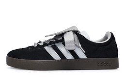 Кроссовки Adidas neo Skateboarding Shoes Unisex Low-top Silver, черный/серебряный hq1802(team80-男女同款银色月光) | black/silver