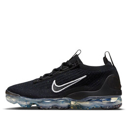 Кроссовки air vapormax 2021 flyknit Nike, черный dc4112-002 | black/metallic silver/white