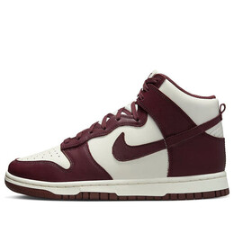 Кроссовки данк высокие Nike, красный dd1869-601 | wine red