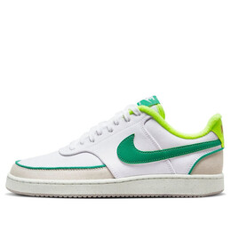 Кроссовки Court Vision Lo Canvas Nike, белый dx2941-100 | white/stadium green