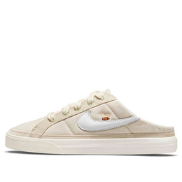 Кроссовки Court Legacy Mule Nike, белый dm7190-211 | white/white/white/pink/greenyellow/yellow