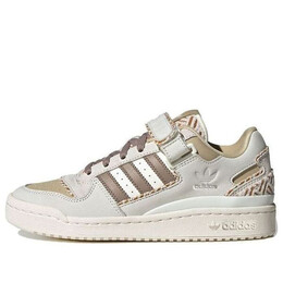 Кроссовки оригиналы форум низкий Adidas, белый gy0021 | white/brown/beige
