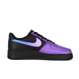 Кроссовки Nike Air Force 1 Skateboarding Shoes Unisex Low-top Black/purple, фиолетовый cw2288-001(team368-男款银河坠落) | purple
