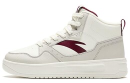 Кроссовки Anta Skateboarding Shoes Women's High-top White, белый 922348002q-3 | ivory white