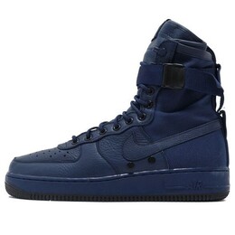 Кроссовки sf air force 1 высокие Nike, синий 857872-400 | binary blue/binary blue-black