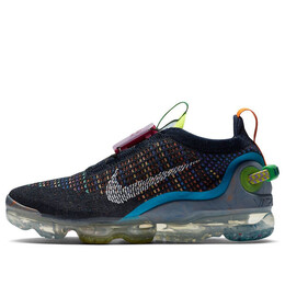 Кроссовки air vapormax 2020 flyknit Nike, синий cj6741-400 | blue/white