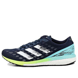 Кроссовки adizero boston 9 Adidas, синий h68743 | blue/white/yellow